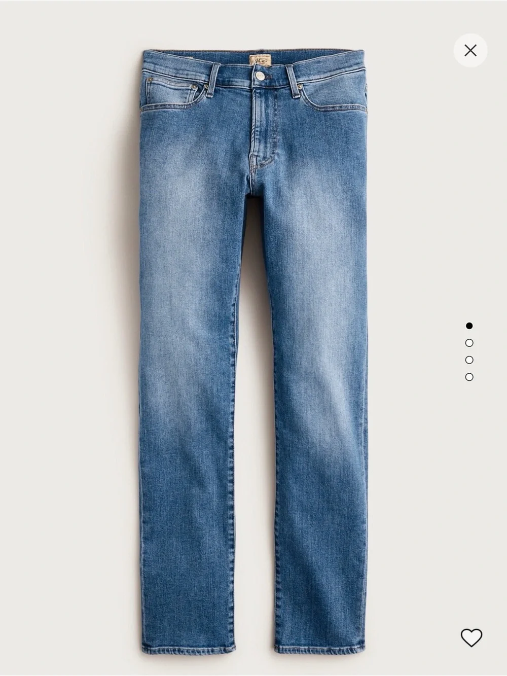 J. Crew Men's 770 Straight-fit Stretch Jeans in Medium Wash 30x30 NWT